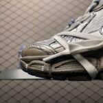 BALENCIAGA 3XL Sneaker Worn-Out "Dark Grey/White/Blue"（734734W3XL71214） - 图片 8