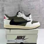 Travis Scott × Nike Air Jordan 1 Low OG SP “Reverse Olive” トラヴィススコット × ナイキ エアジョーダン1 ロー OG SP “リバースオリーブ” DM7866-200 - 图片 2