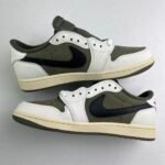 Travis Scott × Nike Air Jordan 1 Low OG SP “Reverse Olive” トラヴィススコット × ナイキ エアジョーダン1 ロー OG SP “リバースオリーブ” DM7866-200 - 图片 9