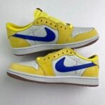 Travis Scott × Nike Air Jordan 1 Retro Low OG “Canary” トラヴィススコット × ナイキ エアジョーダン1 レトロ ロー OG “カナリー” DZ4137-700 - 图片 7