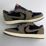 Travis Scott × Nike Air Jordan 1 Low OG SP-T “Black/Dark Mocha” トラヴィススコット×ナイキ エアジョーダン1 ロー OG SP-T “ブラック/ダークモカ” CQ4277-001 - 图片 9