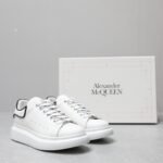 Alexander McQueen Oversized leather lace-up sneakers
