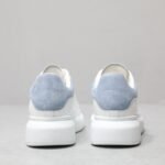 Alexander McQueen Oversized leather lace-up sneakers - 图片 2