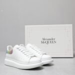 Alexander McQueen Oversized leather lace-up sneakers