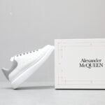 Alexander McQueen Oversized leather lace-up sneakers - 图片 6