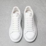 Alexander McQueen Oversized leather lace-up sneakers - 图片 9