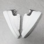 Alexander McQueen Oversized leather lace-up sneakers - 图片 8