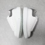 Alexander McQueen Oversized leather lace-up sneakers - 图片 7