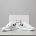 Alexander McQueen Oversized leather lace-up sneakers - 图片 6