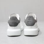 Alexander McQueen Oversized leather lace-up sneakers - 图片 2