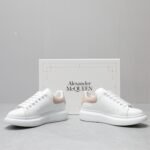 Alexander McQueen Oversized leather lace-up sneakers - 图片 6