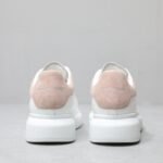 Alexander McQueen Oversized leather lace-up sneakers - 图片 2