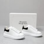 Alexander McQueen Oversized leather lace-up sneakers - 图片 3