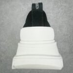 Alexander McQueen Tread Slick Lace Up in Black/White - 图片 8