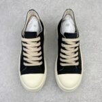 Rick Owens DRKSHDW Black Denim Low リック オウエンス スニーカー - 图片 3