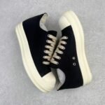 Rick Owens DRKSHDW Black Denim Low リック オウエンス スニーカー - 图片 2