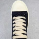 Rick Owens DRKSHDW Black Denim Low リック オウエンス スニーカー - 图片 8