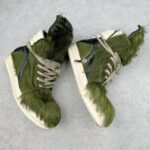 Rick Owens Pony Hair Geobasket リックオウエンス ハイカット スニーカー - 图片 2