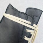 RICK OWENS lace-up Leather Ramones リックオウエンス カーフレザ ハイカット スニーカー - 图片 16