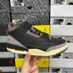 A Ma Maniere × Nike Women’s Air Jordan 3 Retro OG SP “Black and Flat Pewter/WYWS” アママニエール × ナイキ ウィメンズ エアジョーダン3 レトロ OG SP “ブラック アンド フラットピューター/WYWS” FZ4811-001