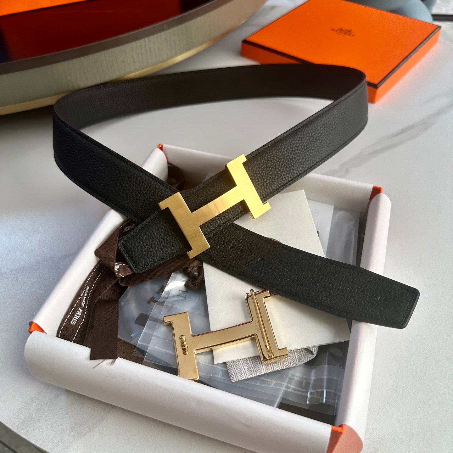 wsxc1758128643495_0 HERMES エルメス LOGO ベルト - 图片 1