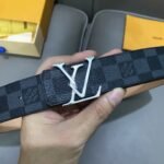 Louis Vuitton ルイヴィトン LOGO ベルト シルバー Silver - 图片 3