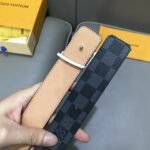 Louis Vuitton ルイヴィトン LOGO ベルト シルバー Silver - 图片 4