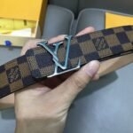 Louis Vuitton ルイヴィトン LOGO ベルト シルバー Silver - 图片 3