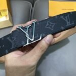 Louis Vuitton ルイヴィトン LOGO ベルト グレー Gray - 图片 3