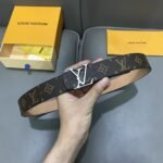 Louis Vuitton ルイヴィトン LOGO ベルト シルバー Silver - 图片 2