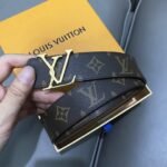 Louis Vuitton ルイヴィトン LOGO ベルト ゴールド Gold - 图片 4