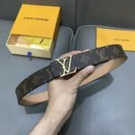 Louis Vuitton ルイヴィトン LOGO ベルト ゴールド Gold - 图片 2