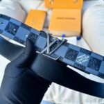 Louis Vuitton ルイヴィトン LOGO ベルトシルバー Silver - 图片 5