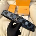 Louis Vuitton ルイヴィトン LOGO ベルトシルバー Silver - 图片 4