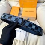 Louis Vuitton ルイヴィトン LOGO ベルトブラック Black - 图片 4