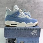 Nike  Air Jordan 4 Denim “Worn Blue” ナイキ  エアジョーダン4 デニム “ウォーンブルー” IB6716-100 - 图片 2