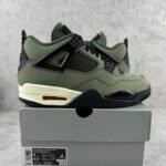 UNDEFEATED × Nike Air Jordan 4 Retro “Deep Green” (2025) アンディフィーテッド × ナイキ エアジョーダン4 レトロ “ディープグリーン” (2025) IB1519-200 - 图片 2