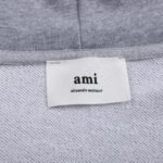 AMI  Heart Logo Zip-Up Hoodie（USW415747055） - 图片 8