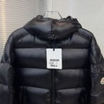 Moncler maya series solid color lacquered down jacket“BLACK”（0911A536006895099） - 图片 5