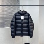 Moncler maya series solid color lacquered down jacket“BLACK”（0911A536006895099）