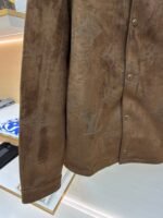 Louis Vuitton embroidered suede long-sleeved jacket/shirt - 图片 16