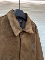 Louis Vuitton embroidered suede long-sleeved jacket/shirt - 图片 8